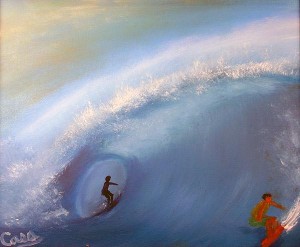 Catch the Wave by Christian K. C. from Lanai City, USA