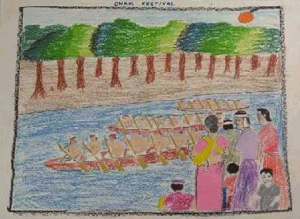 Onam Festival by Deepika, age 12 from Pune, India