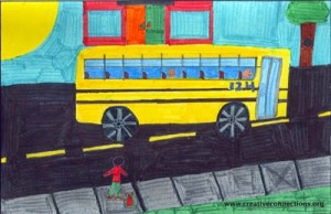 My School Bus by Aniruddh, age 12 from USA