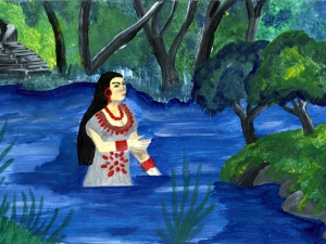 The Lake of The Mayan Voices