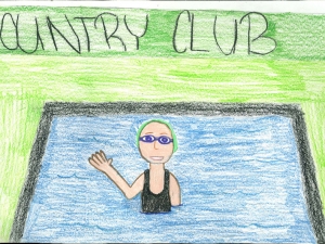 “You Are Not Alone” 私がそばにいるよ  Swimming at the Country Club