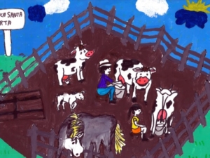 Milking the Cows-Ordeñando
